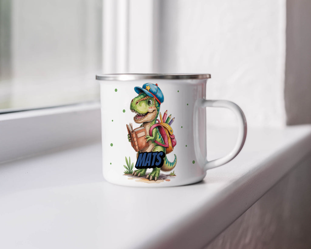 Personalized Dinosaur Theme Kids MATS Mug Product
