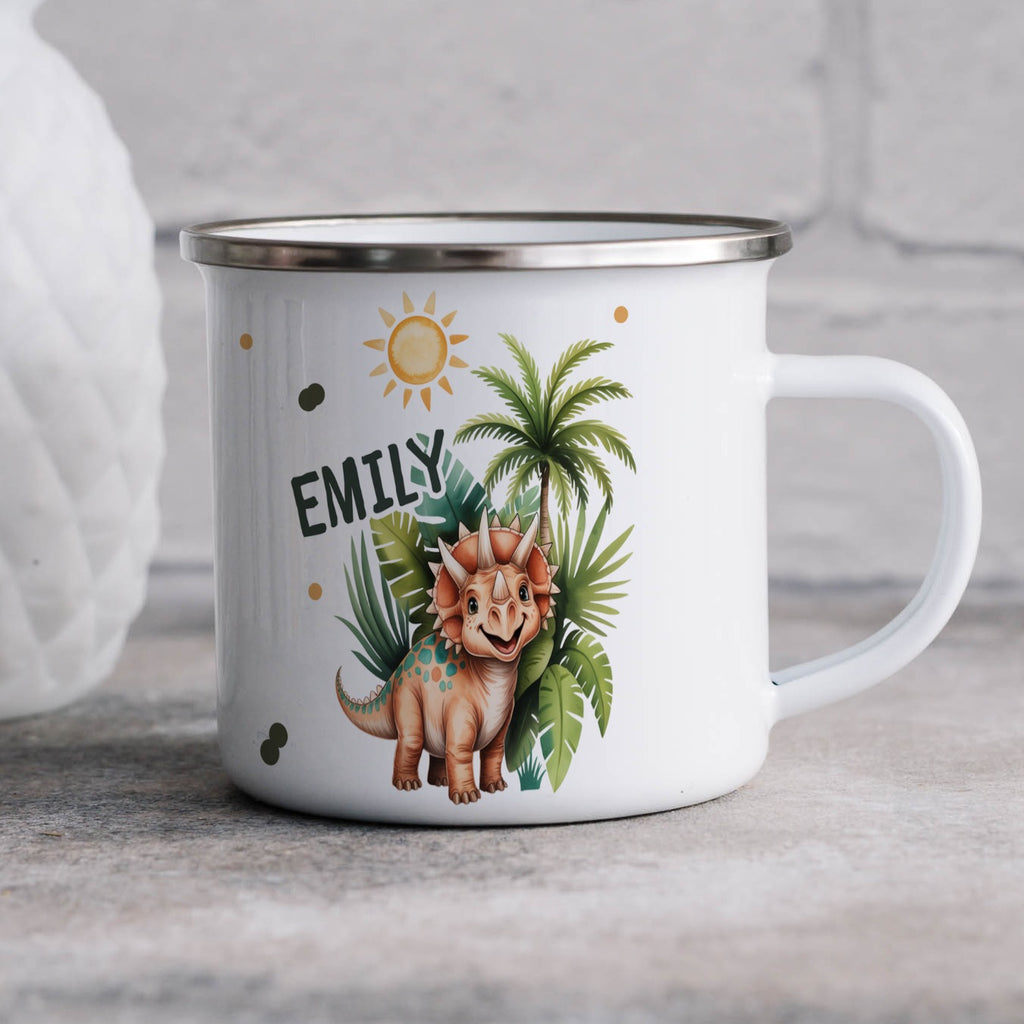 Personalized Dinosaur Mug Emily Design Cup product type