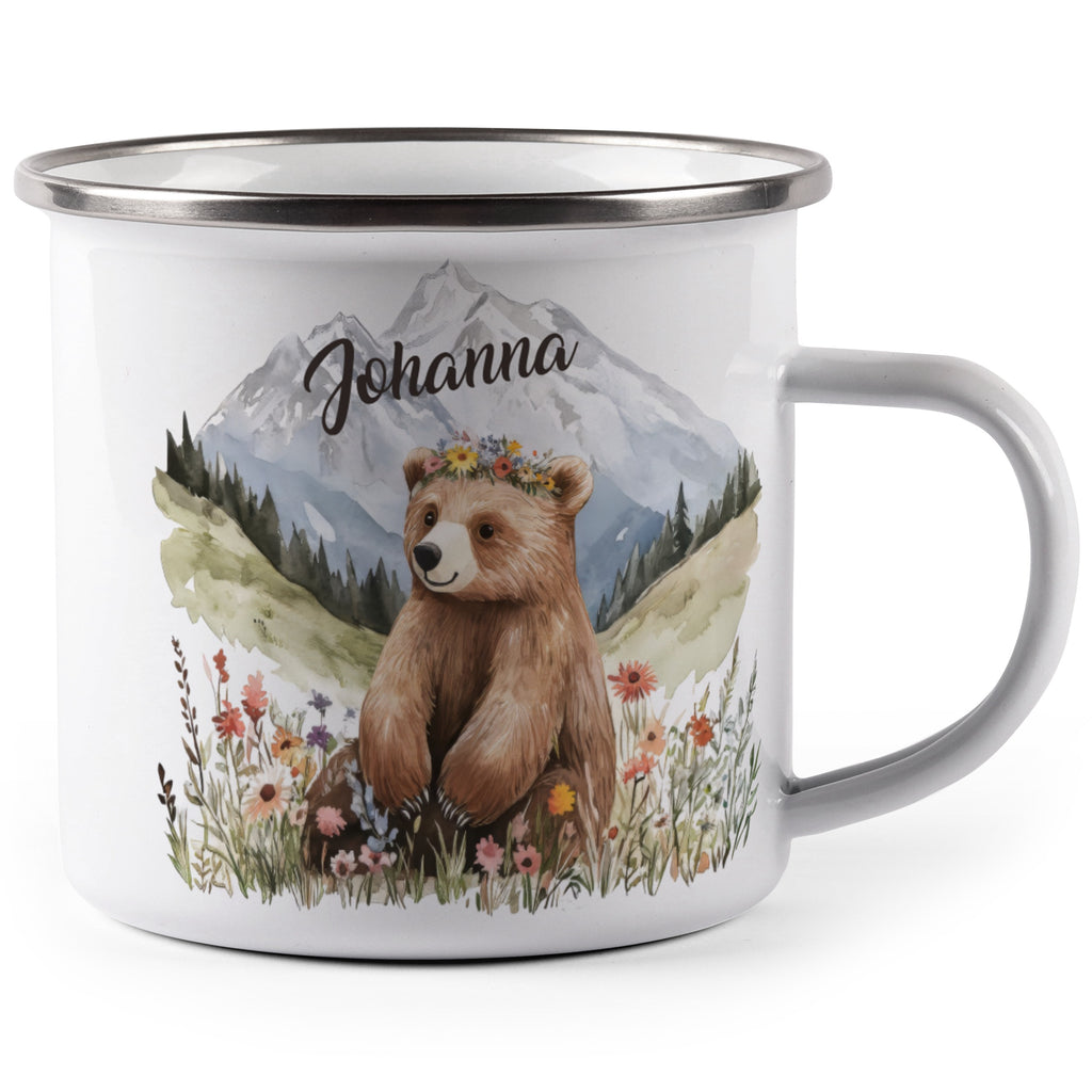 Personalized Bear and Mountain Scene Mug product type