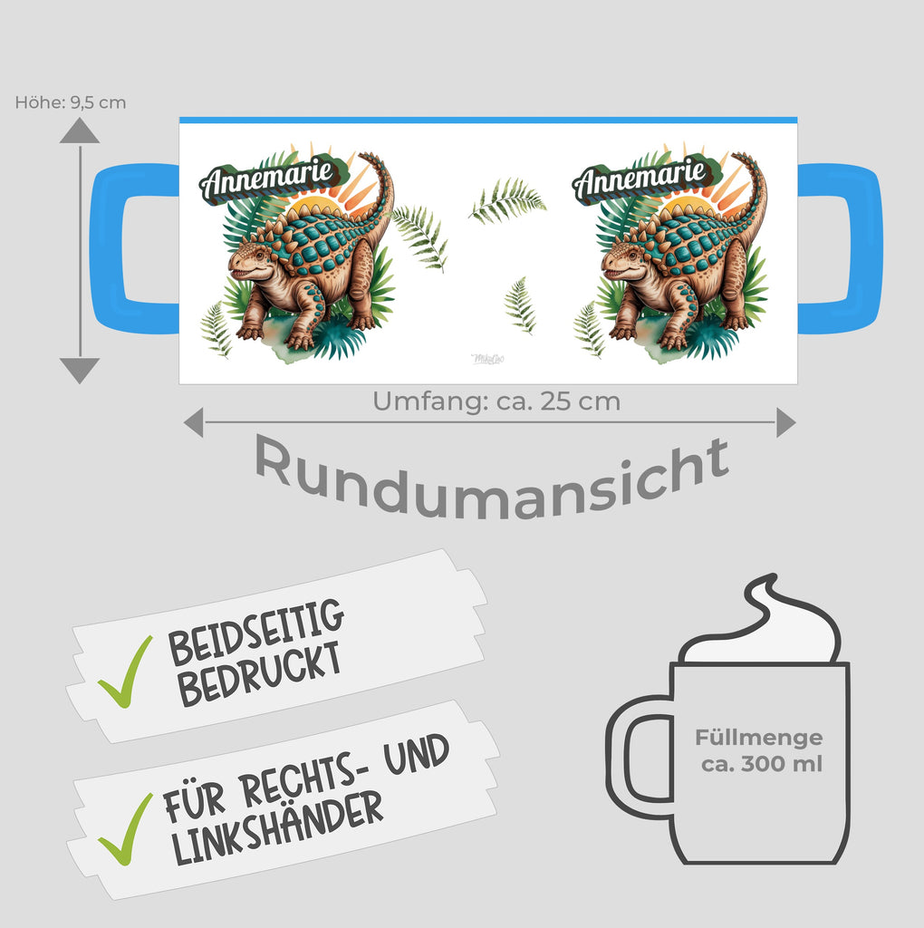 Personalized Dinosaur Mug with Custom Name product type