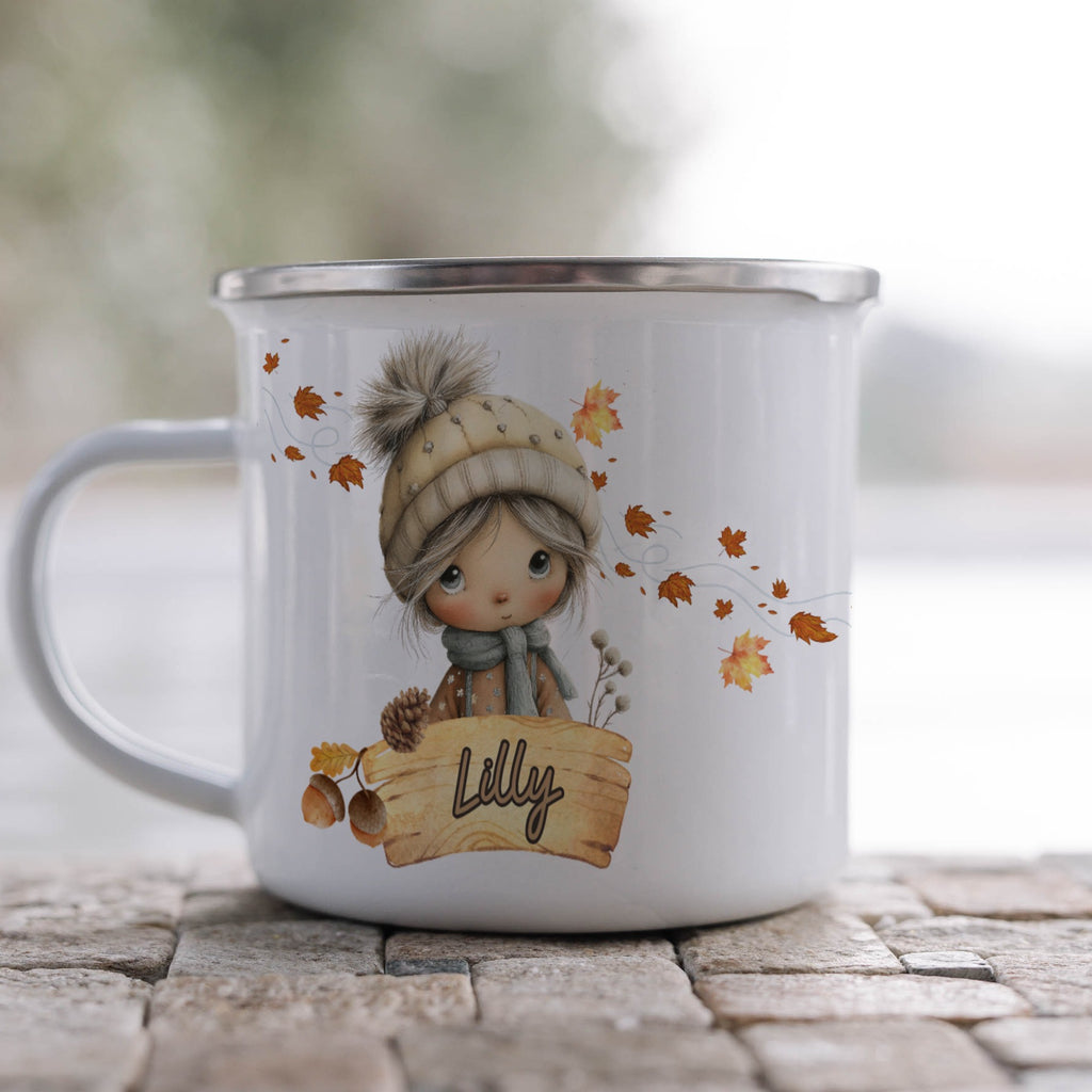 Autumn Themed Personalized Child Mug Product