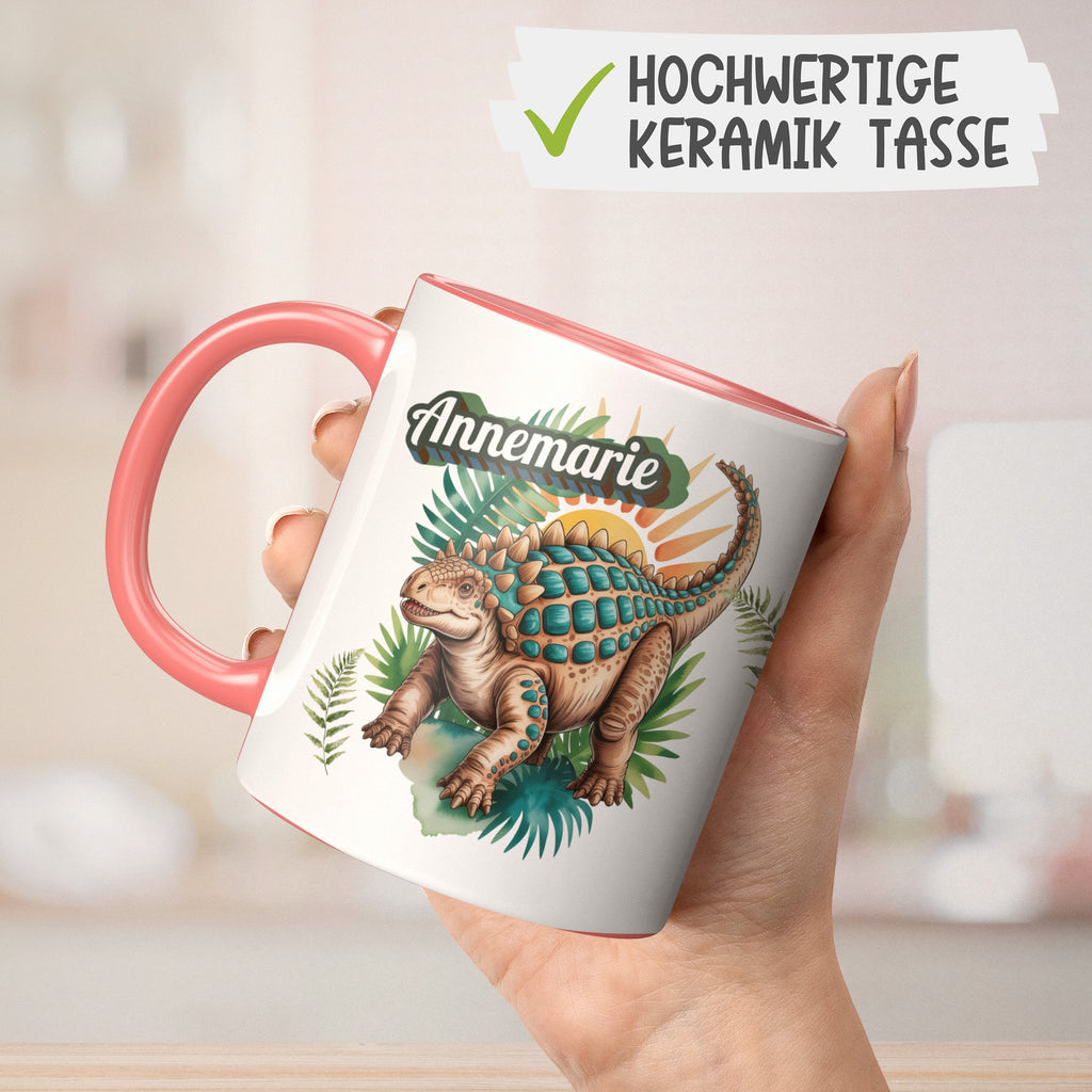 Dinosaur Personalized Gift Mug with Cute Hand Drawn product type
