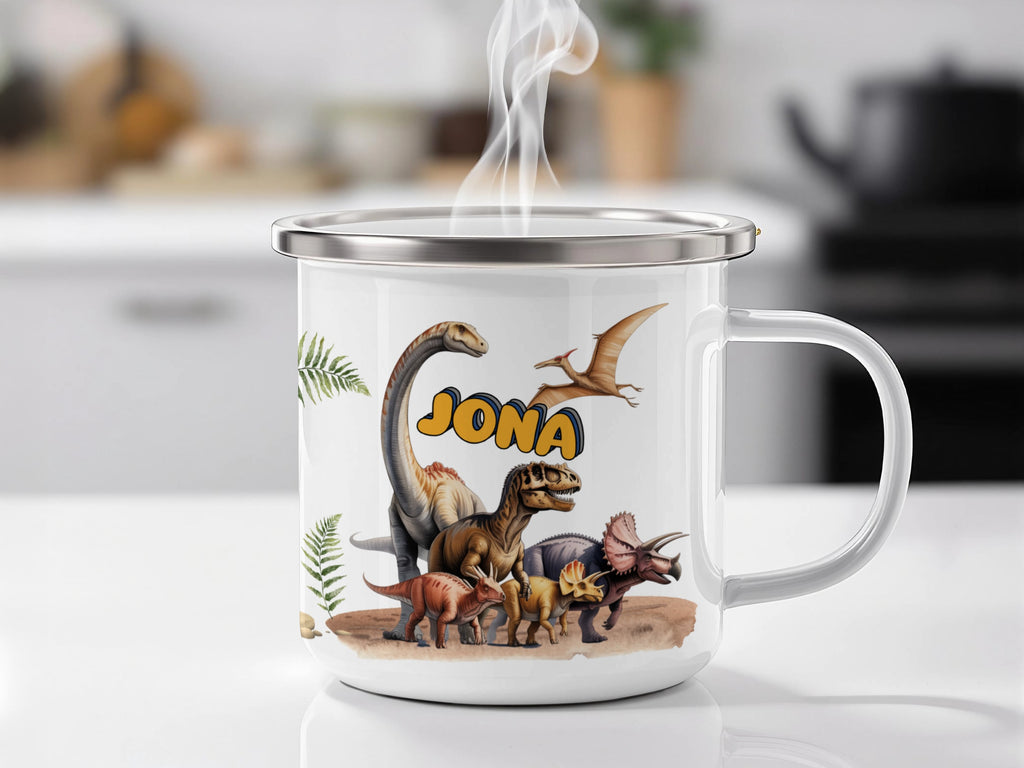 Dinosaur Theme Personalized Mug product
