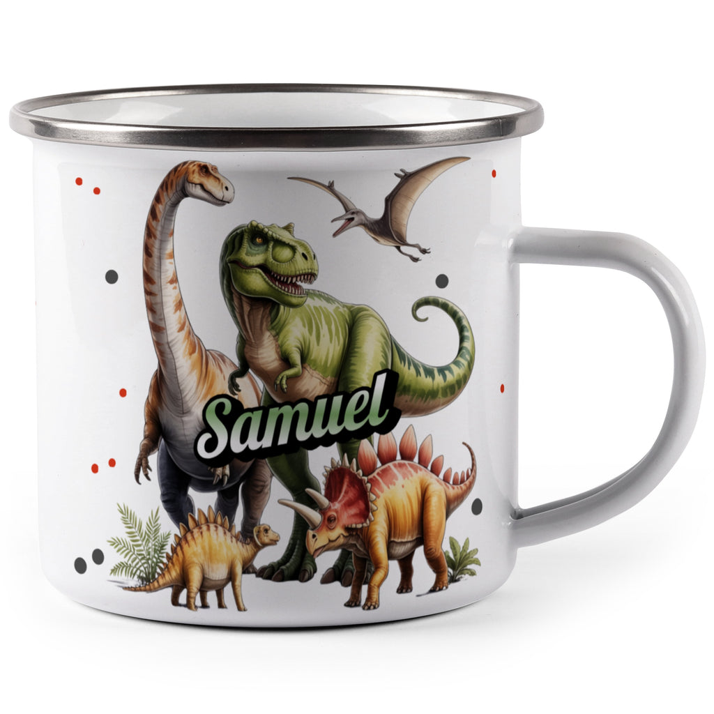 Dinosaur Design Personalized Camping Mug product