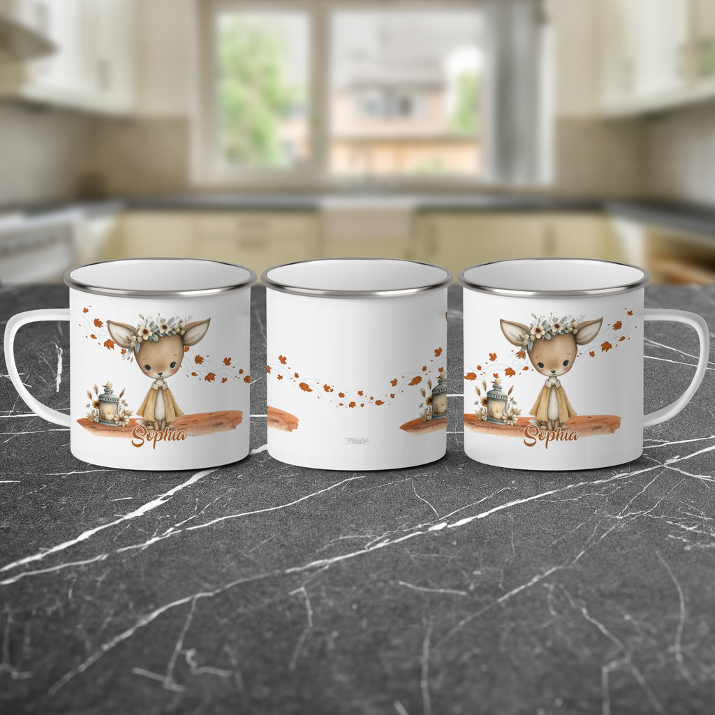 Personalized Deer and Name Print Mug Product