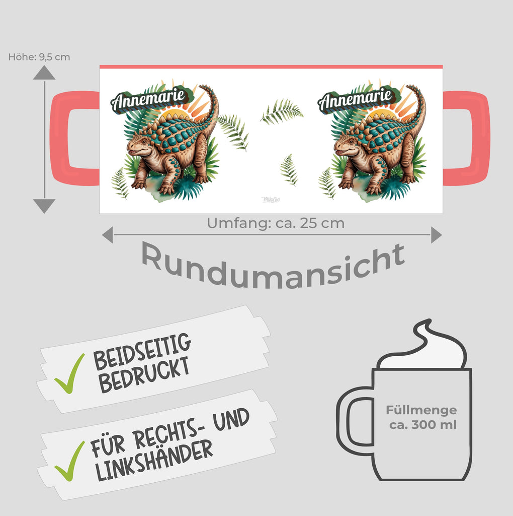 Personalized Dinosaur Themed 300 ml Mug Product