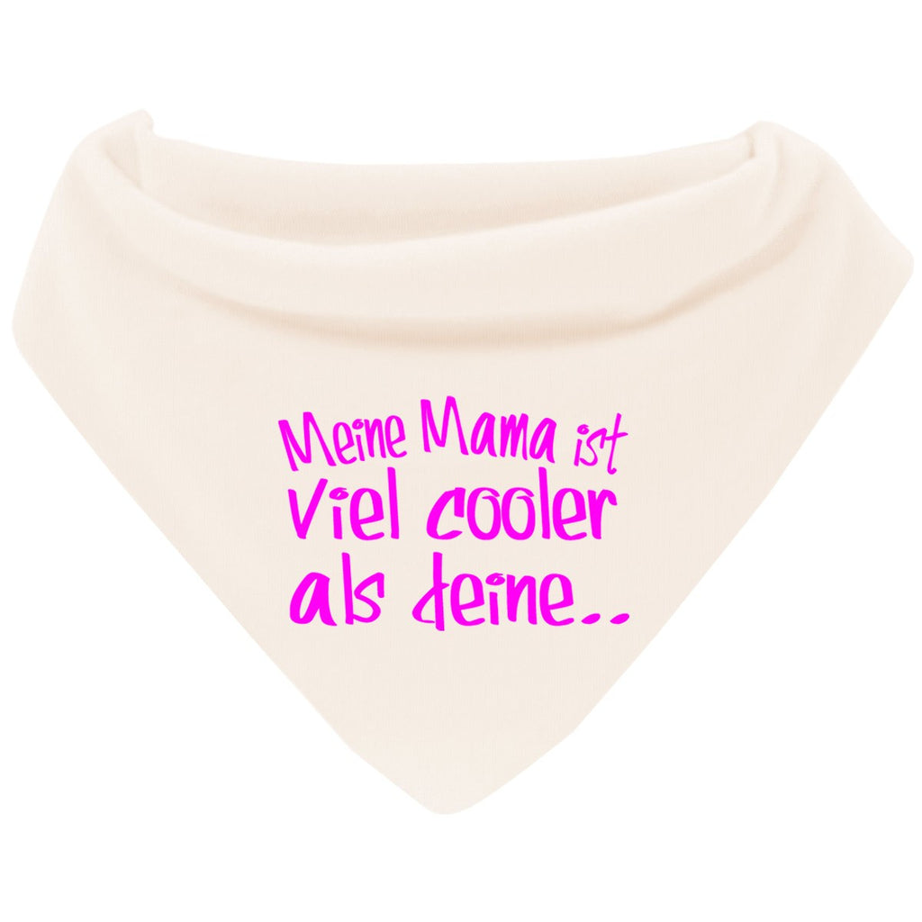 Mikalino Baby Halstuch Bandana Meine Mama ist viel cooler als deine - von Mikalino