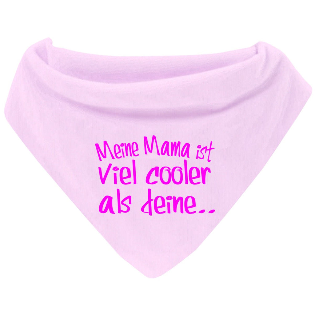 Mikalino Baby Halstuch Bandana Meine Mama ist viel cooler als deine - von Mikalino