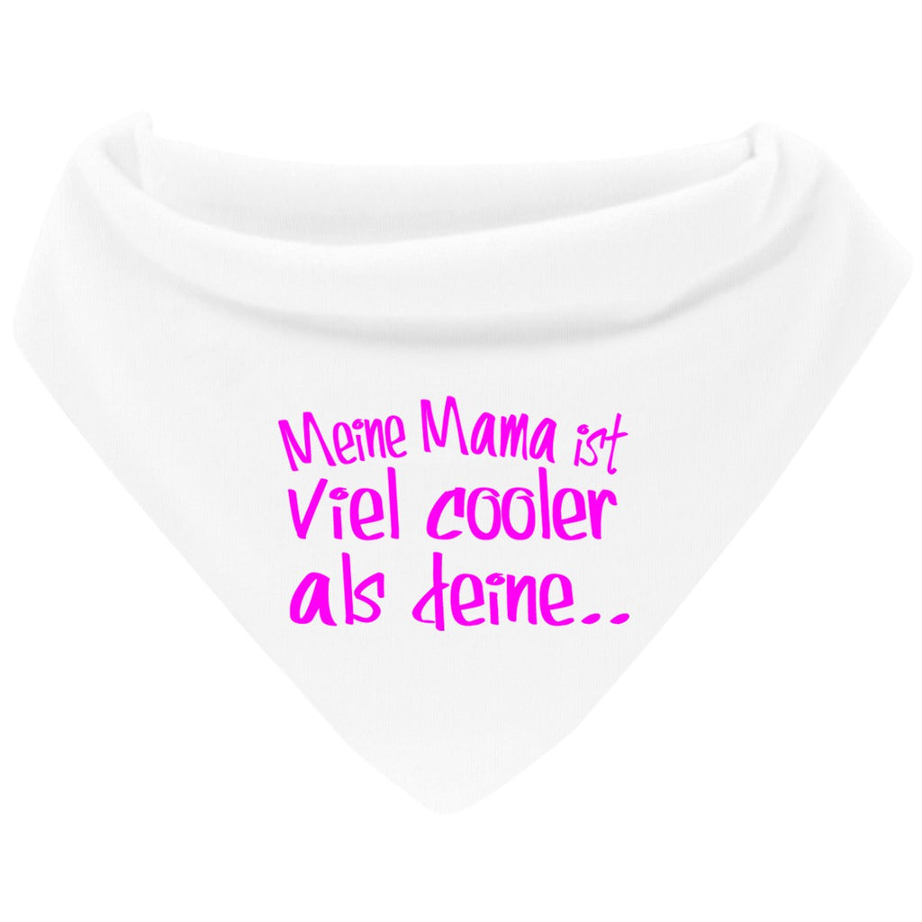 Mikalino Baby Halstuch Bandana Meine Mama ist viel cooler als deine - von Mikalino