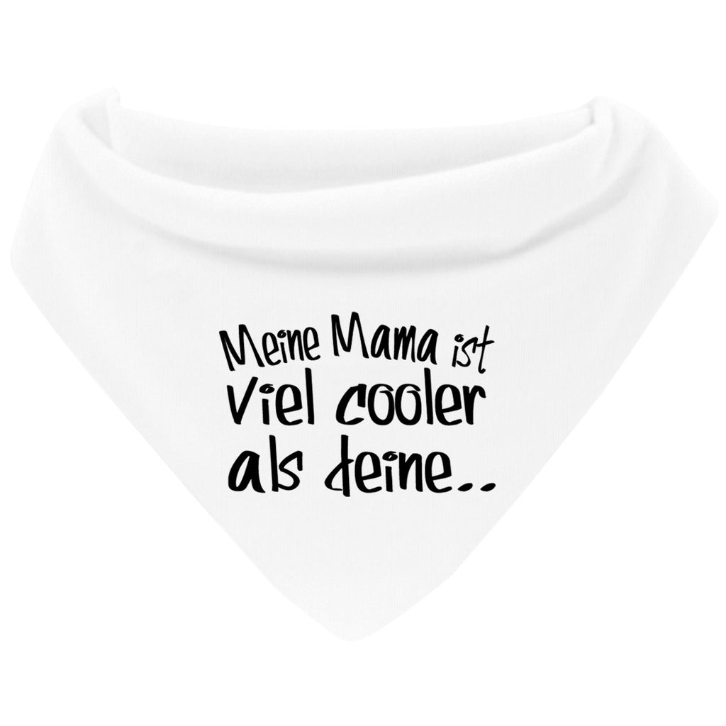 Mikalino Baby Halstuch Bandana Meine Mama ist viel cooler als deine - von Mikalino