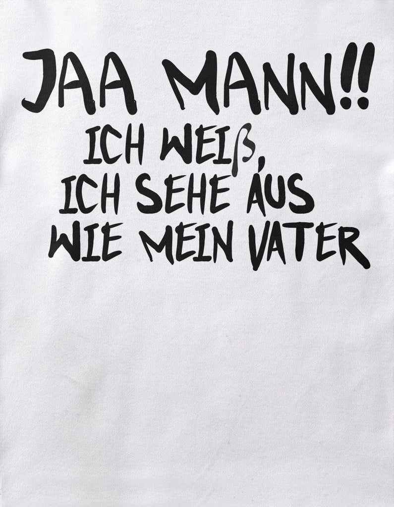 Babybody Langarm Jaa Mann! Ich weiß, ich sehe aus wie mein Vater - von Mikalino