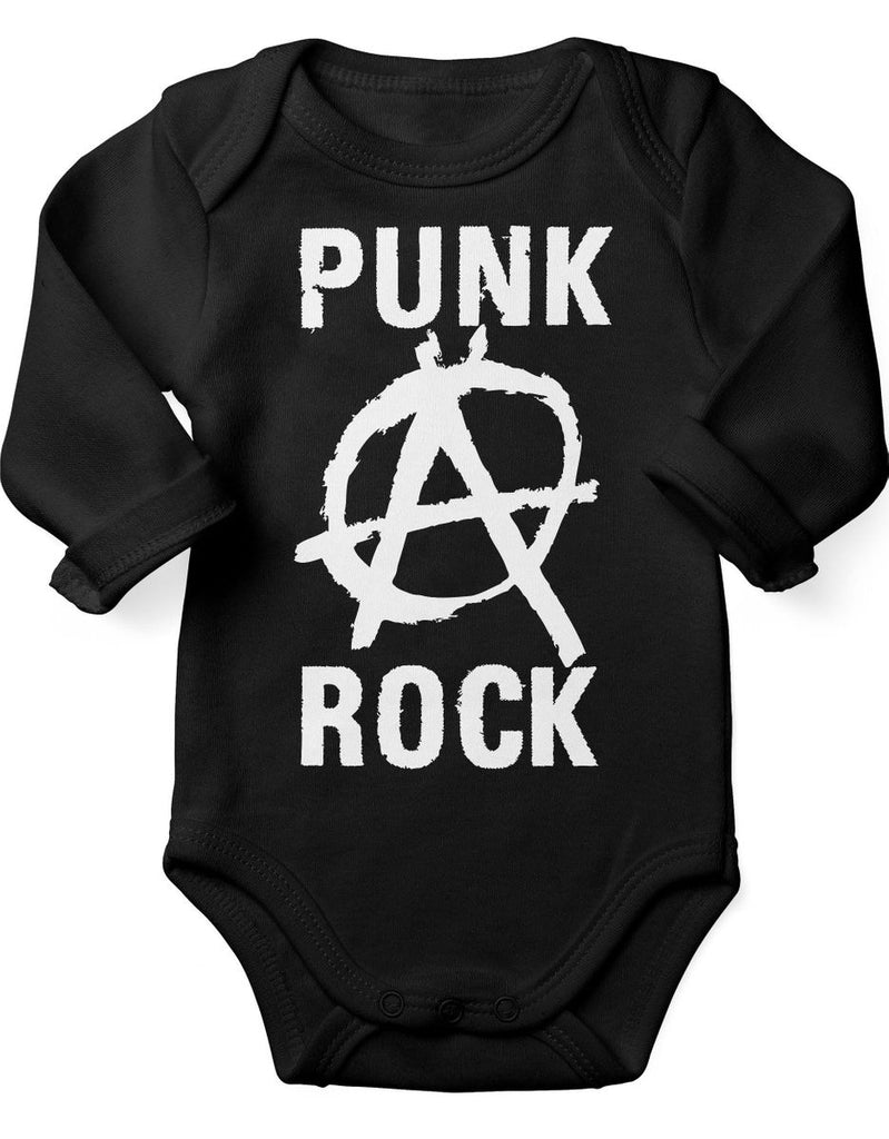 Babybody Langarm Punk Rock Anarchy - von Mikalino