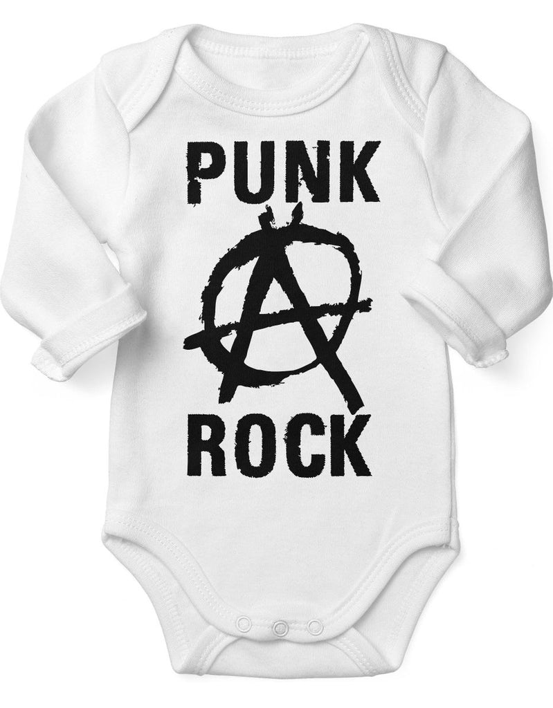 Babybody Langarm Punk Rock Anarchy - von Mikalino