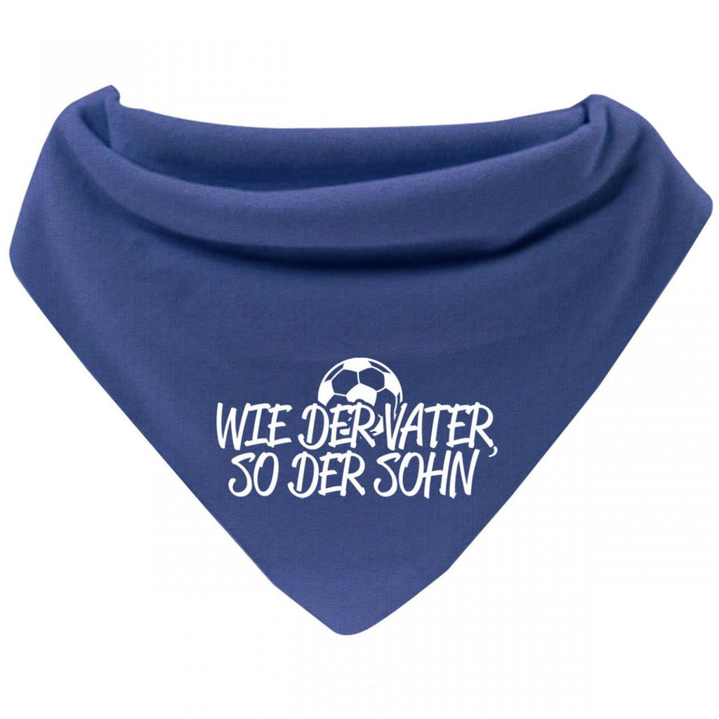 Mikalino Baby Halstuch Bandana Wie der Vater so der Sohn mit Klettverschluss - von Mikalino