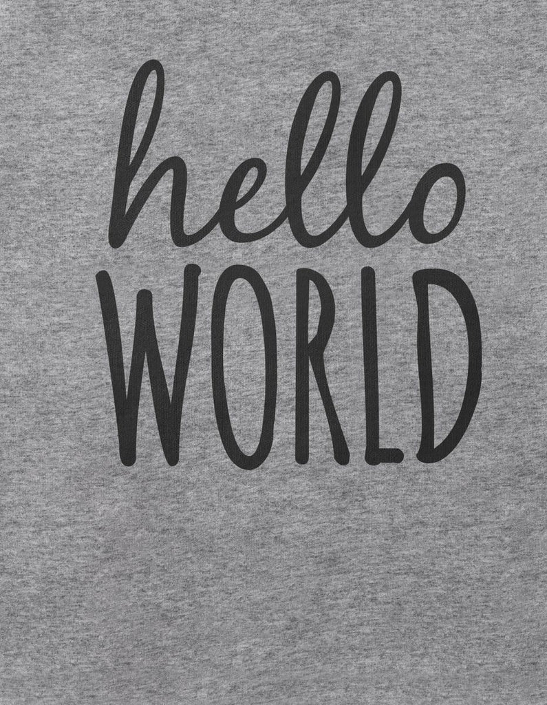 Babybody kurzarm Hello World - von Mikalino