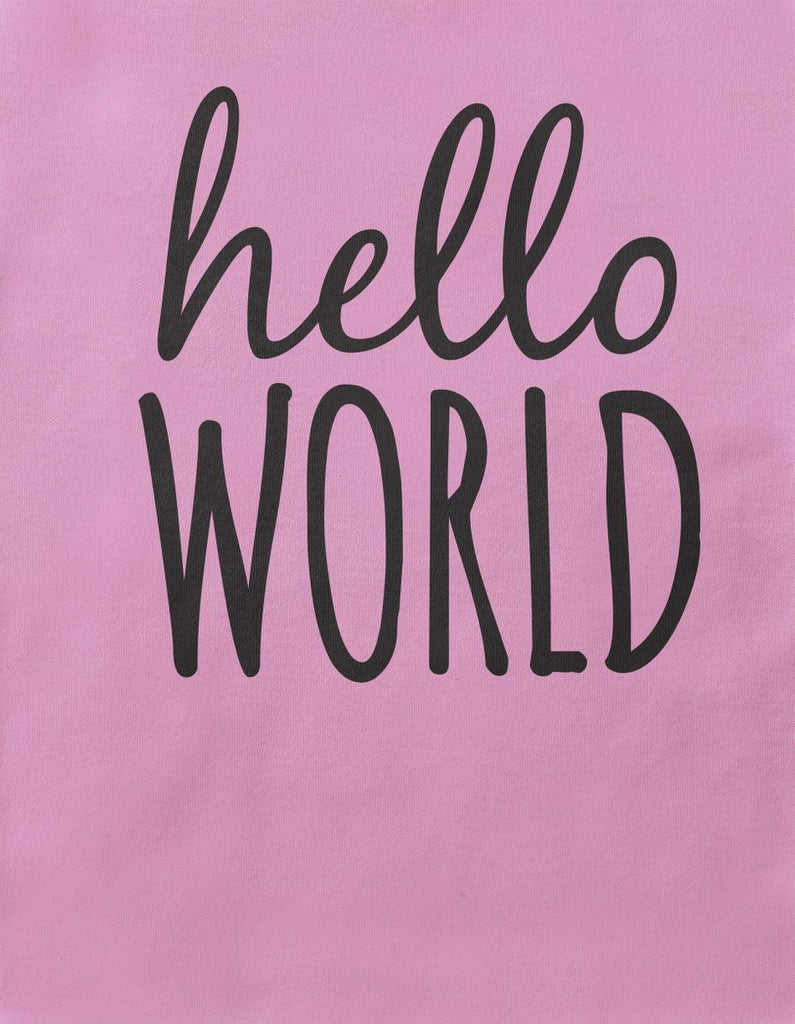 Babybody Langarm Hello World - von Mikalino