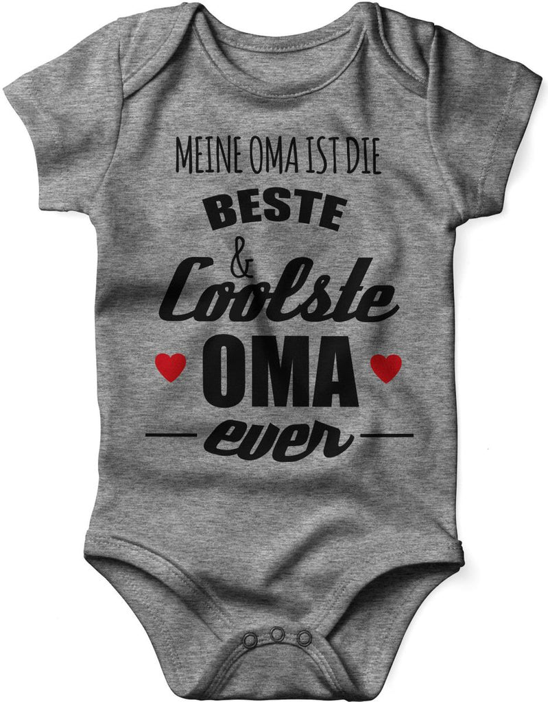 Babybody kurzarm Meine Oma ist die beste und coolste Oma - von Mikalino