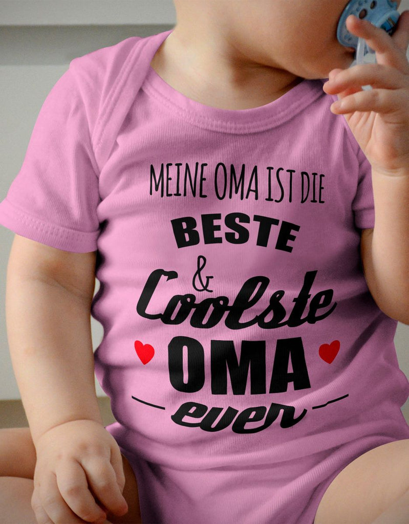 Babybody kurzarm Meine Oma ist die beste und coolste Oma - von Mikalino