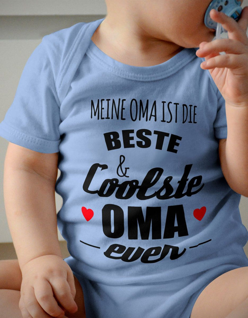 Babybody kurzarm Meine Oma ist die beste und coolste Oma - von Mikalino