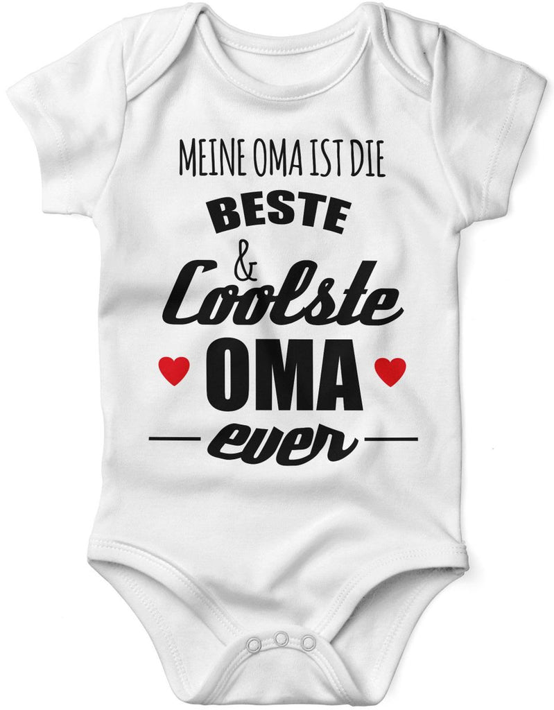 Babybody kurzarm Meine Oma ist die beste und coolste Oma - von Mikalino