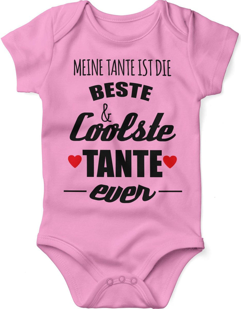 Babybody kurzarm Meine Tante ist die beste und coolste Tante - von Mikalino