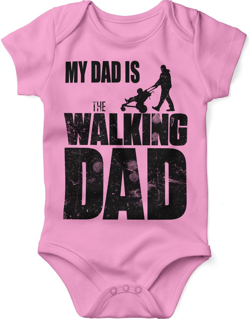 Babybody kurzarm My Dad is the Walking Dad - von Mikalino