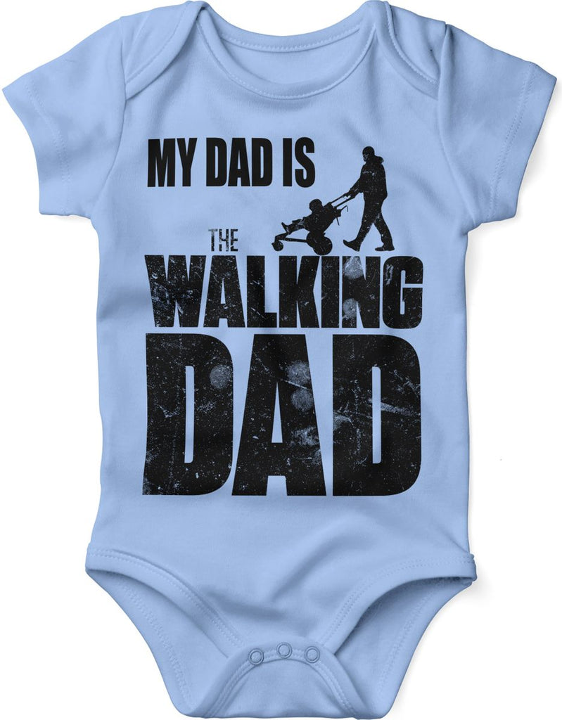 Babybody kurzarm My Dad is the Walking Dad - von Mikalino