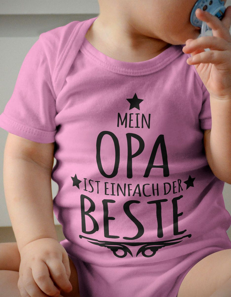 Babybody kurzarm Meine Opa ist einfach der Beste - von Mikalino