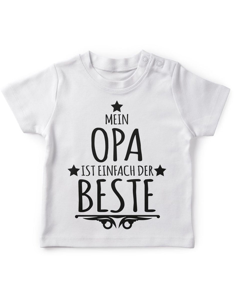 Baby / Kinder T-Shirt kurzarm Mein Opa ist einfach der Beste - von Mikalino