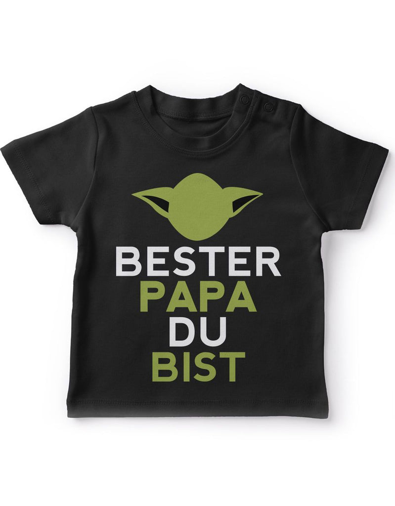 Mikalino Baby / Kinder T-Shirt mit Spruch für Jungen Mädchen Unisex kurzarm Bester Papa Du bist | handbedruckt in Deutschland | Handmade with love - von Mikalino