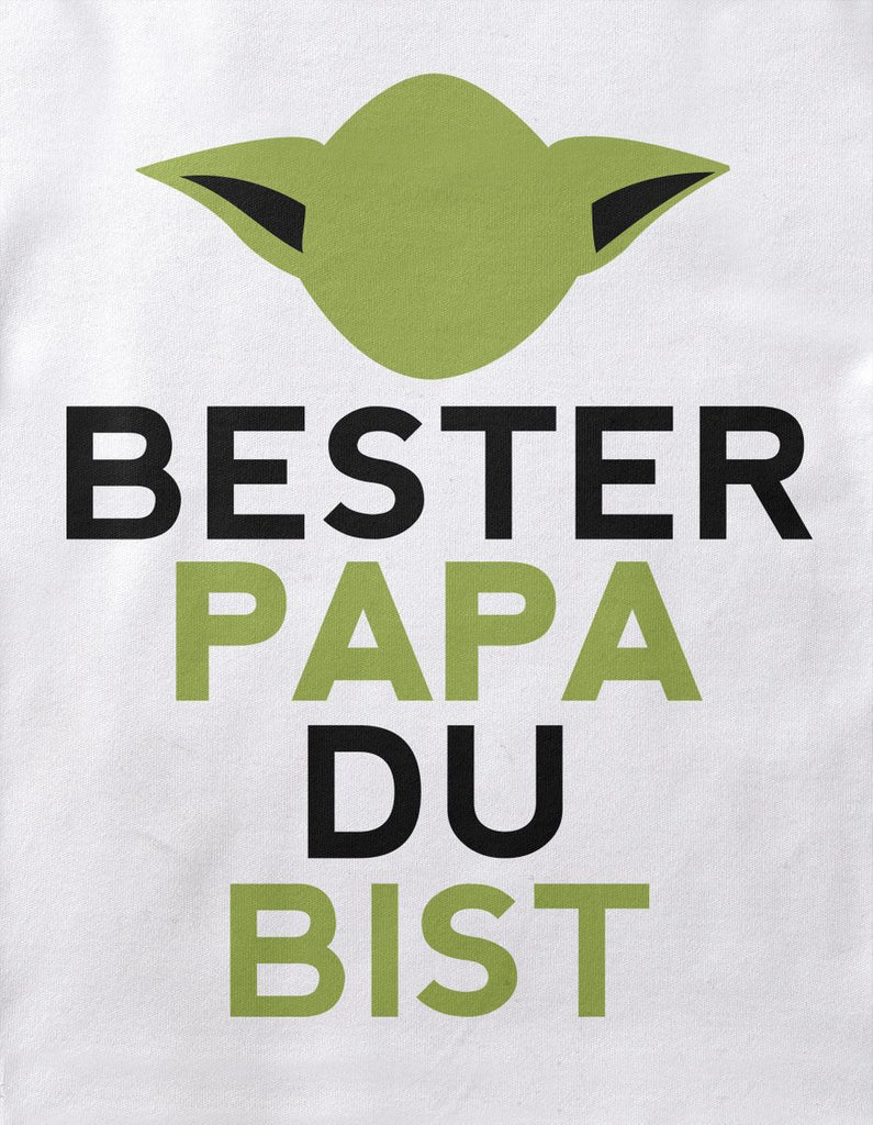 Mikalino Baby / Kinder T-Shirt mit Spruch für Jungen Mädchen Unisex kurzarm Bester Papa Du bist | handbedruckt in Deutschland | Handmade with love - von Mikalino