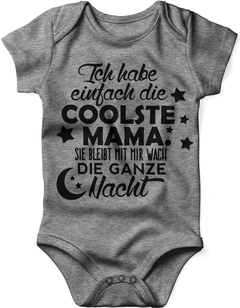 Babybody kurzarm Ich habe einfach die coolste Mama - von Mikalino