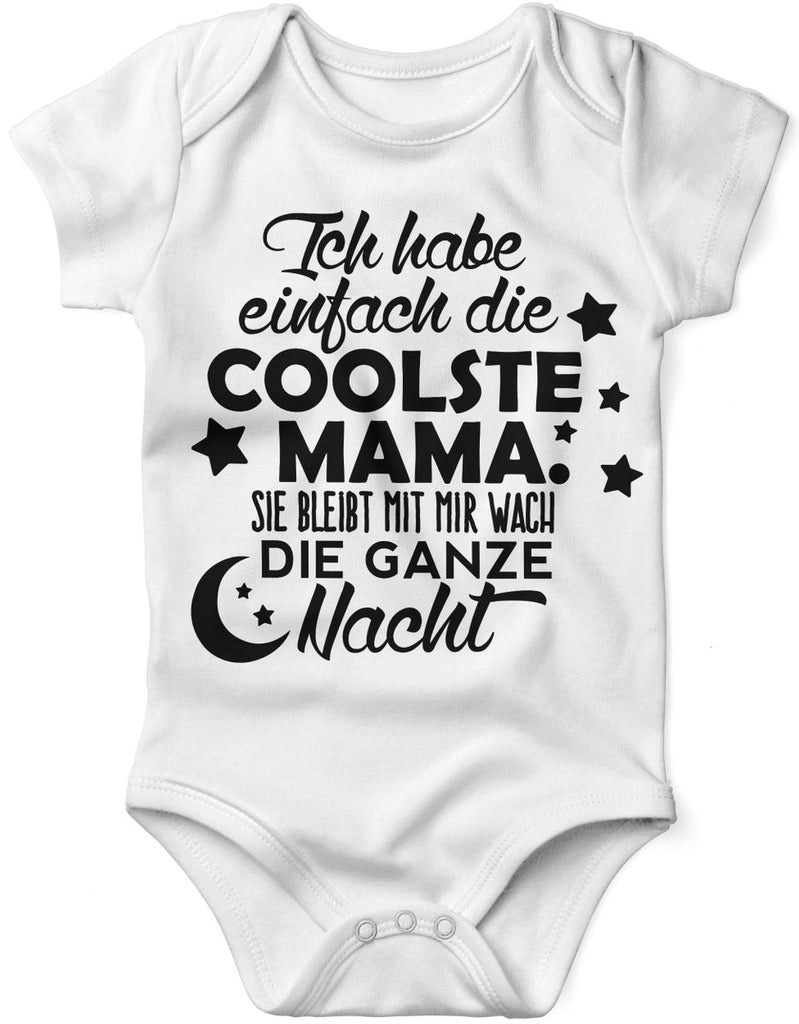 Babybody kurzarm Ich habe einfach die coolste Mama - von Mikalino