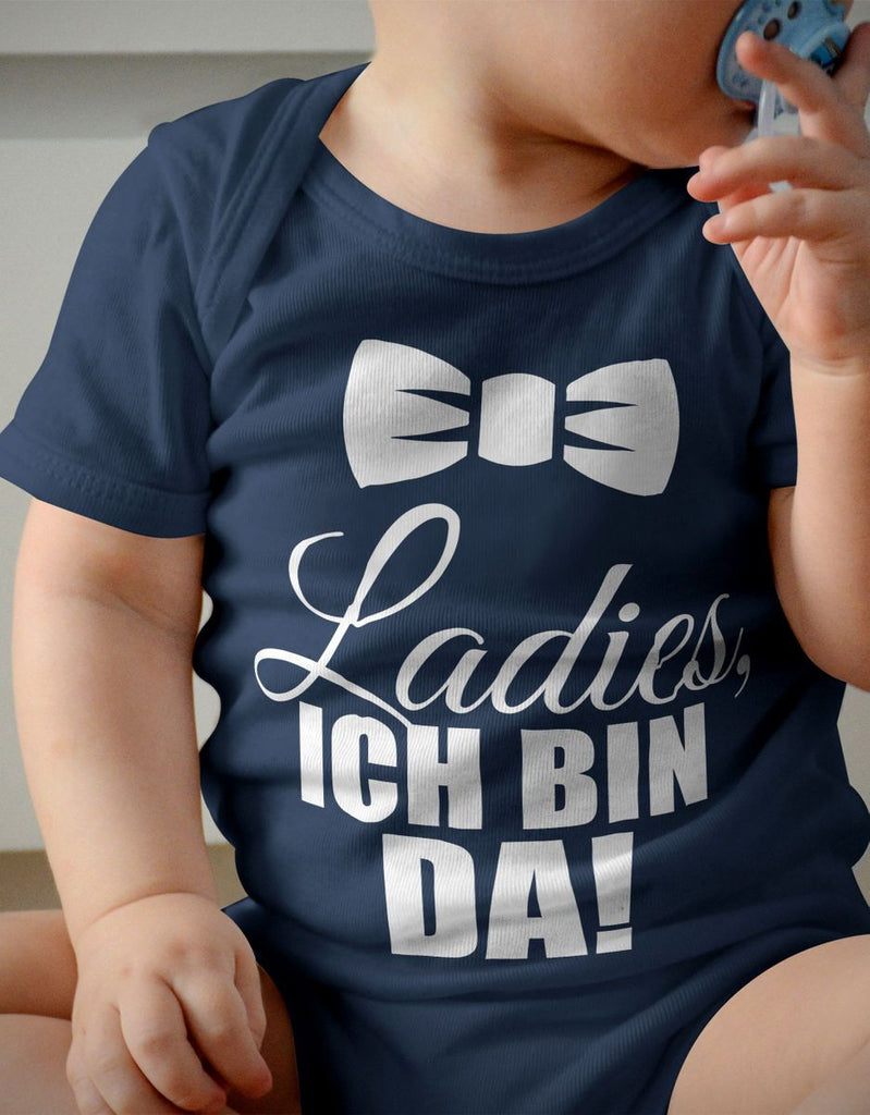 Babybody kurzarm Ladies, ich bin da! - von Mikalino