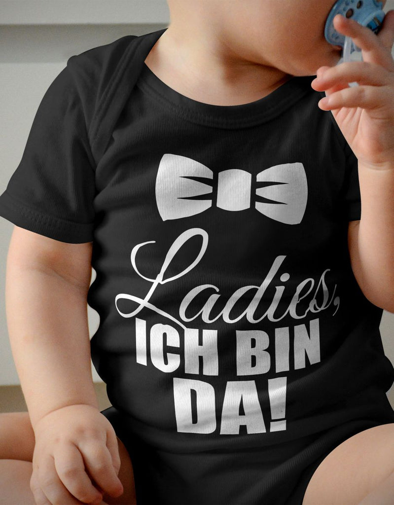 Babybody kurzarm Ladies, ich bin da! - von Mikalino