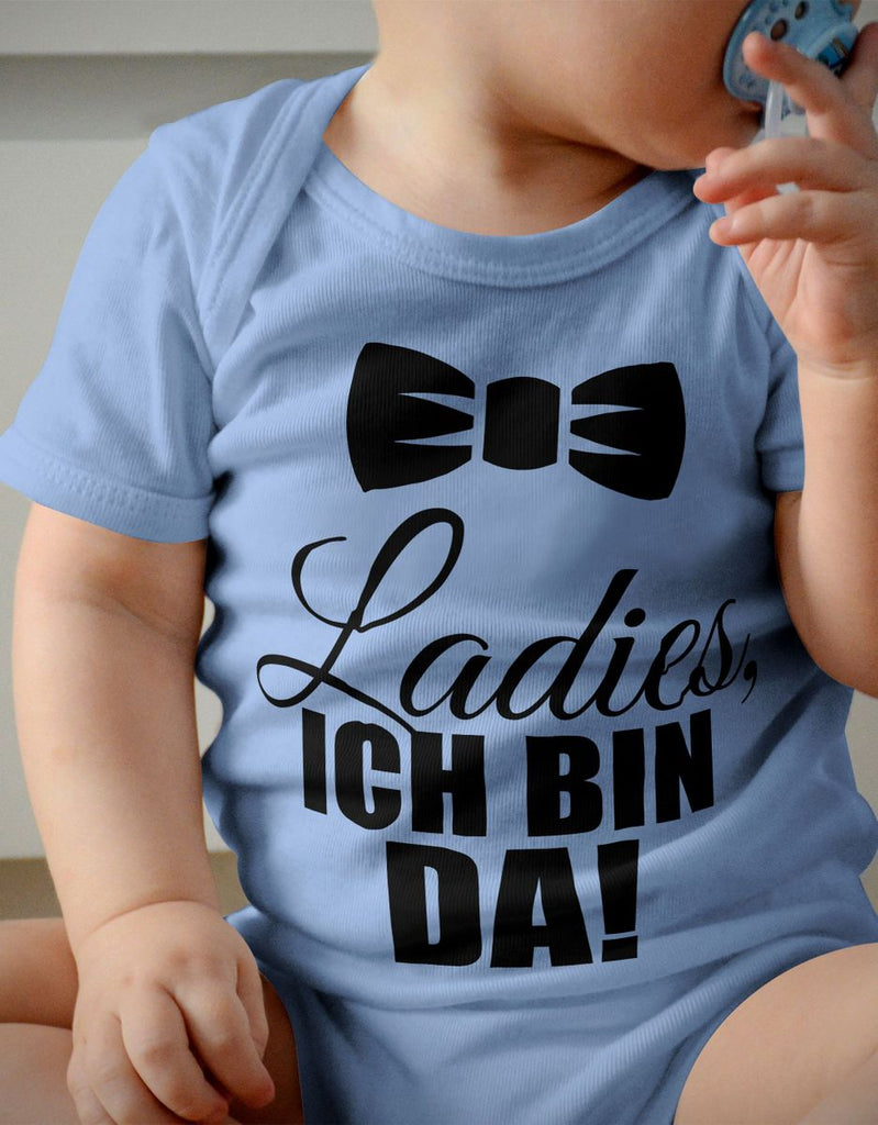 Babybody kurzarm Ladies, ich bin da! - von Mikalino