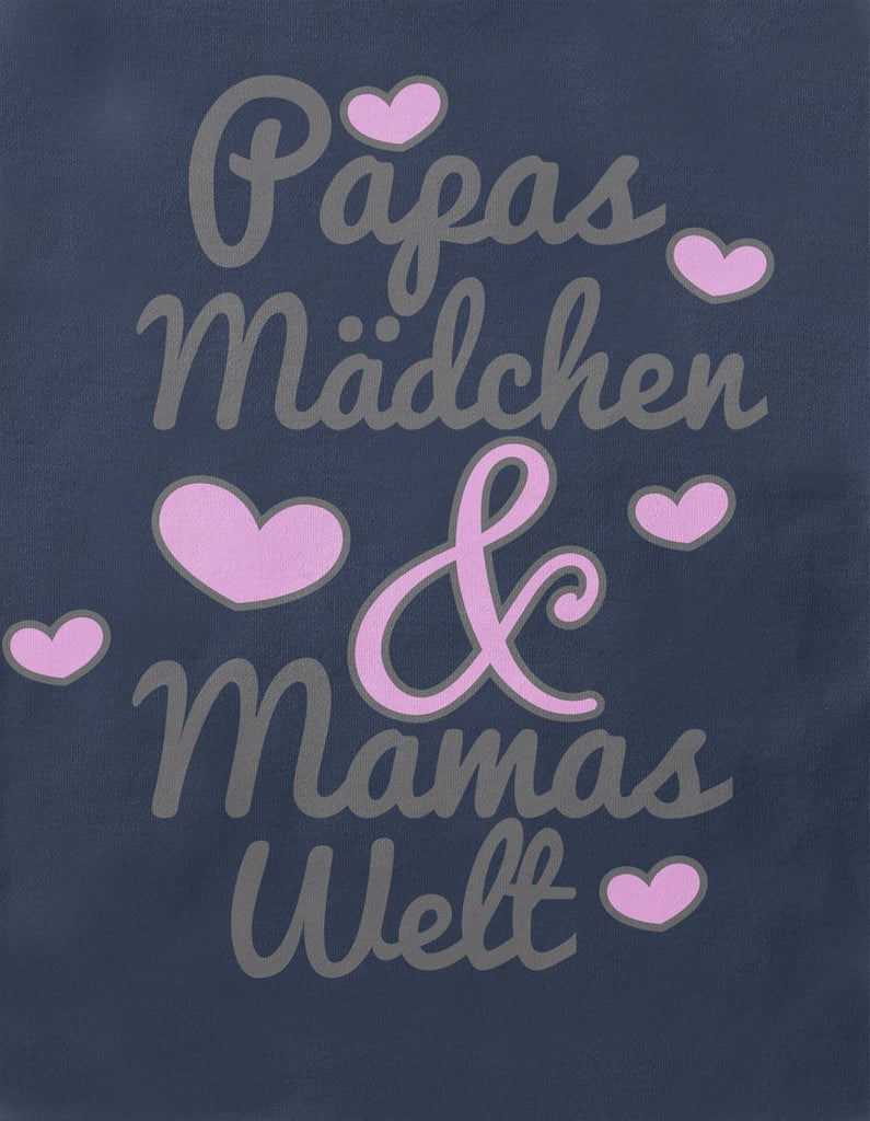 Babybody Langarm Papas Mädchen & Mamas Welt - von Mikalino