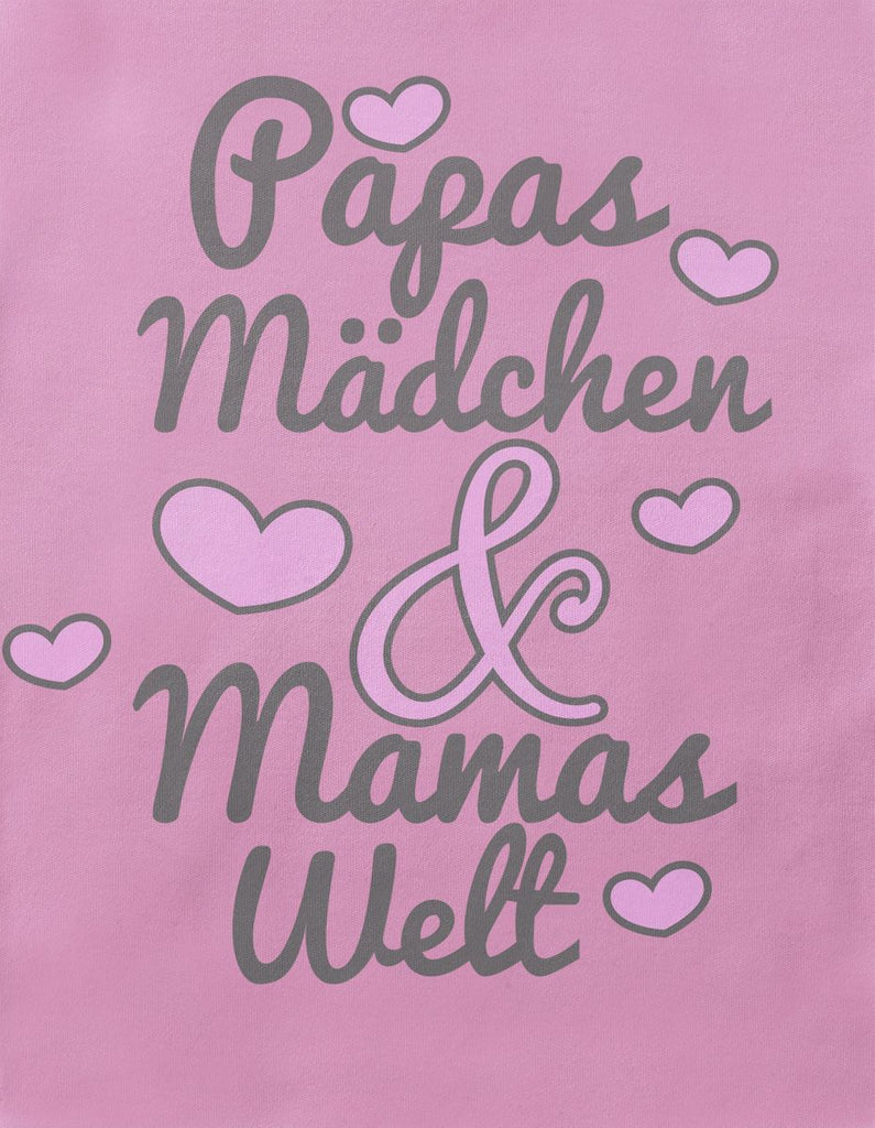 Babybody Langarm Papas Mädchen & Mamas Welt - von Mikalino