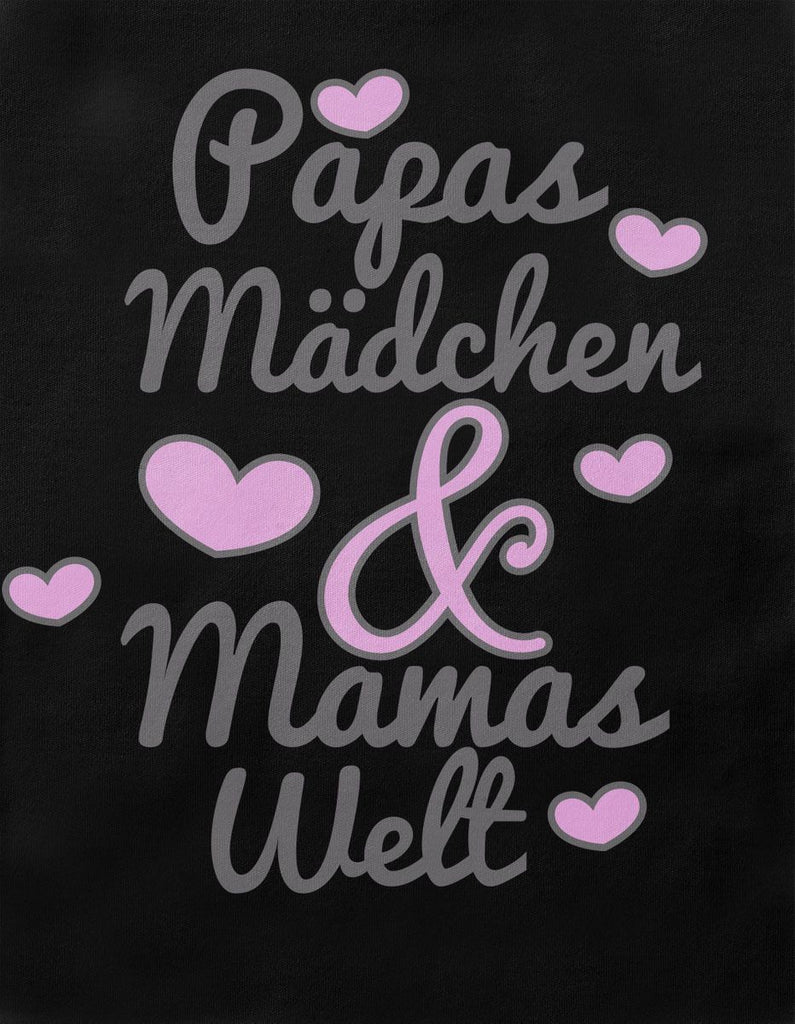 Babybody Langarm Papas Mädchen & Mamas Welt - von Mikalino