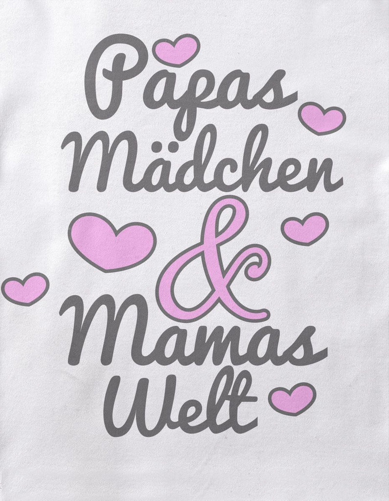 Babybody Langarm Papas Mädchen & Mamas Welt - von Mikalino