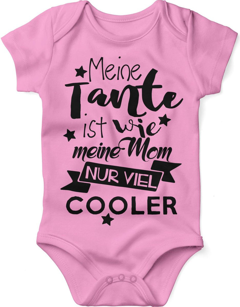 Babybody kurzarm Meine Tante ist wie meine Mom, nur viel cooler - von Mikalino