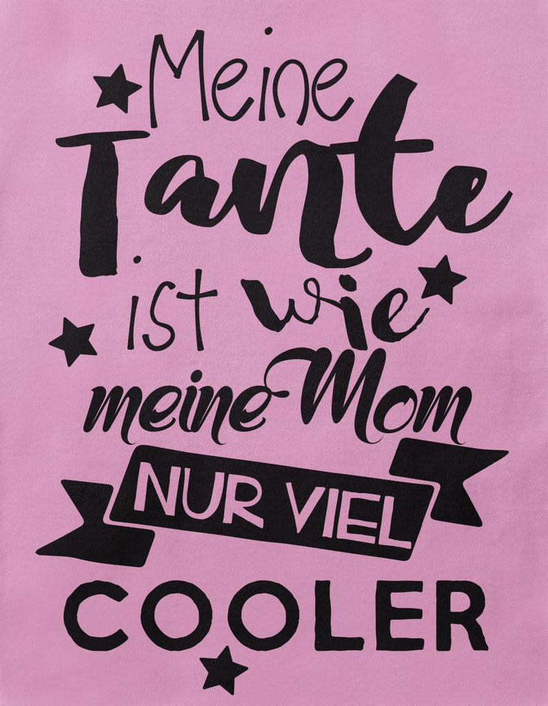 Babybody Langarm Meine Tante ist wie meine Mom, nur viel cooler - von Mikalino