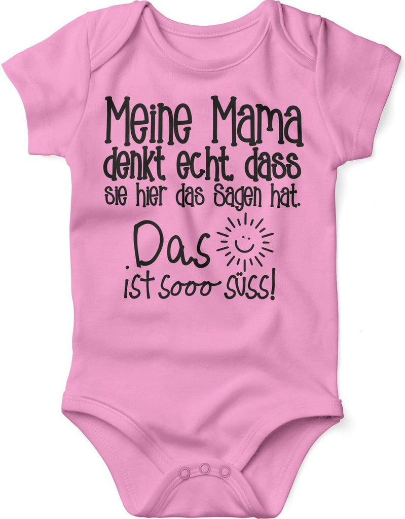 Babybody kurzarm Meine Mama denkt echt - von Mikalino