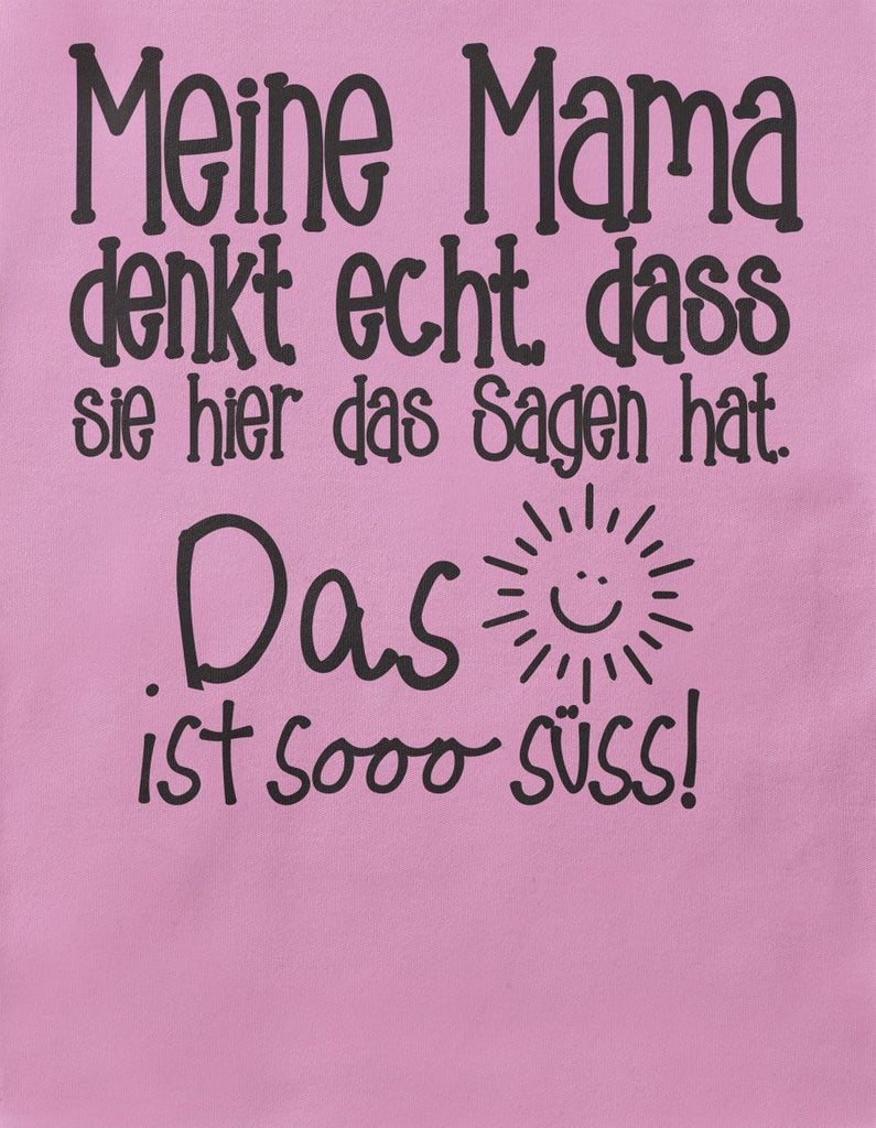 Baby / Kinder T-Shirt Meine Mama denkt echt - von Mikalino