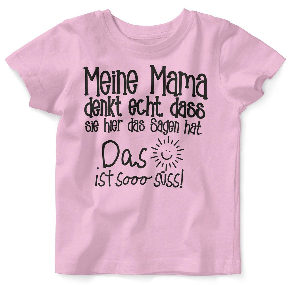 Baby / Kinder T-Shirt Meine Mama denkt echt - von Mikalino