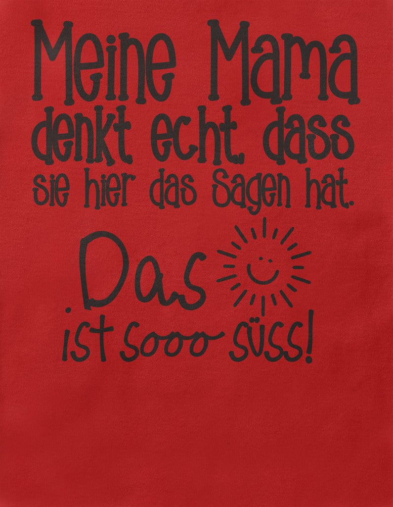 Baby / Kinder T-Shirt Meine Mama denkt echt - von Mikalino