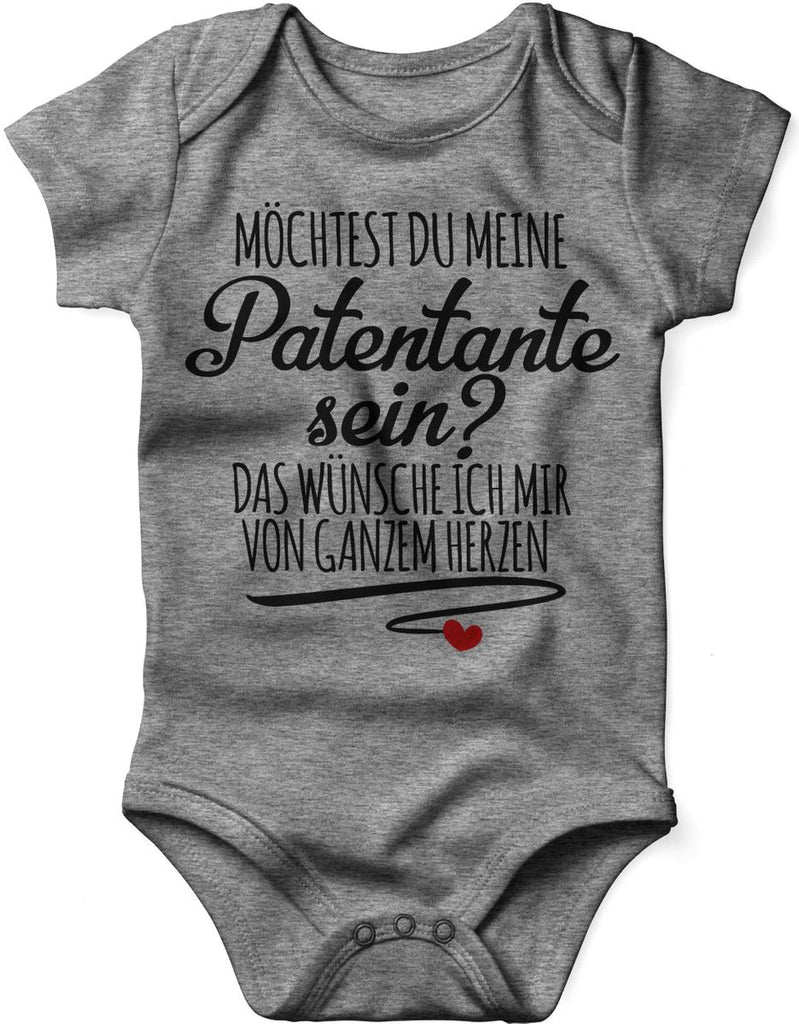 Babybody kurzarm Möchtest du meine Patentante sein? - von Mikalino