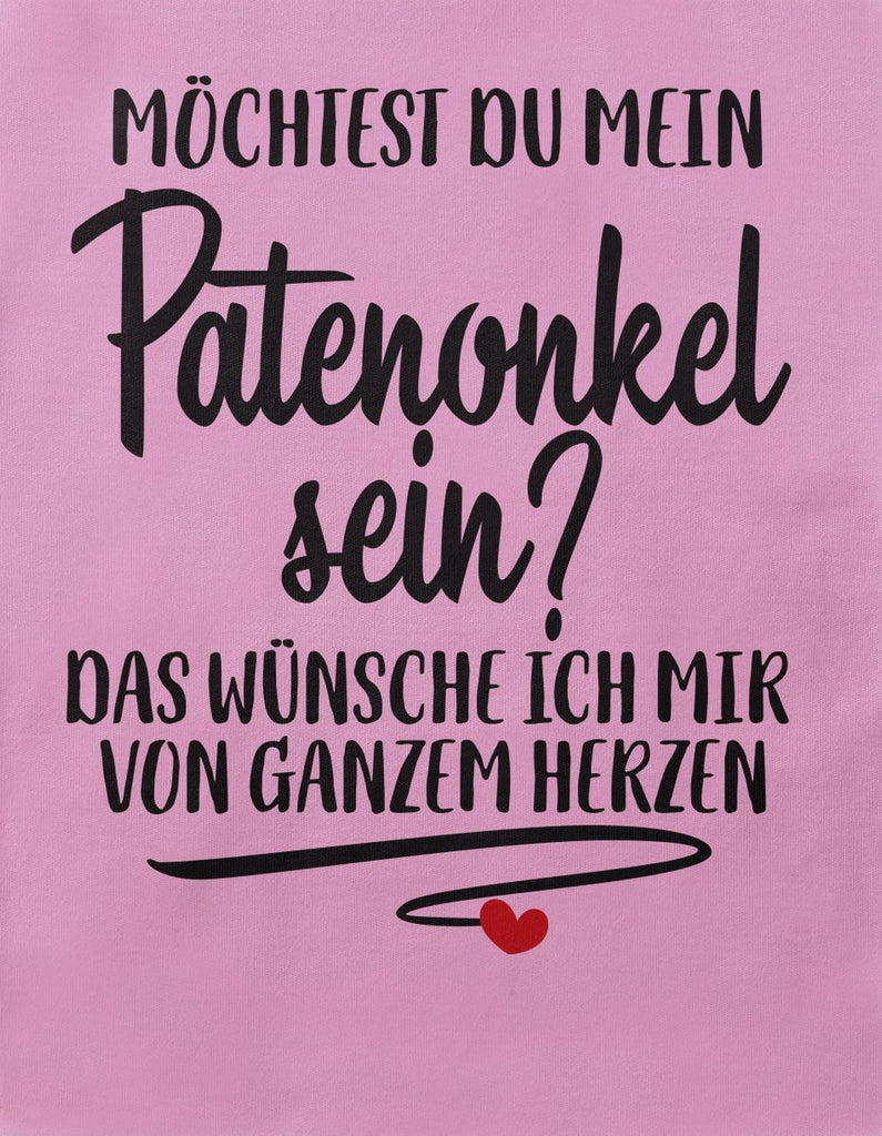 Mikalino Baby / Kinder T-Shirt mit Spruch für Jungen Mädchen Unisex kurzarm Möchtest du mein Patenonkel sein | handbedruckt in Deutschland | Handmade with love - von Mikalino