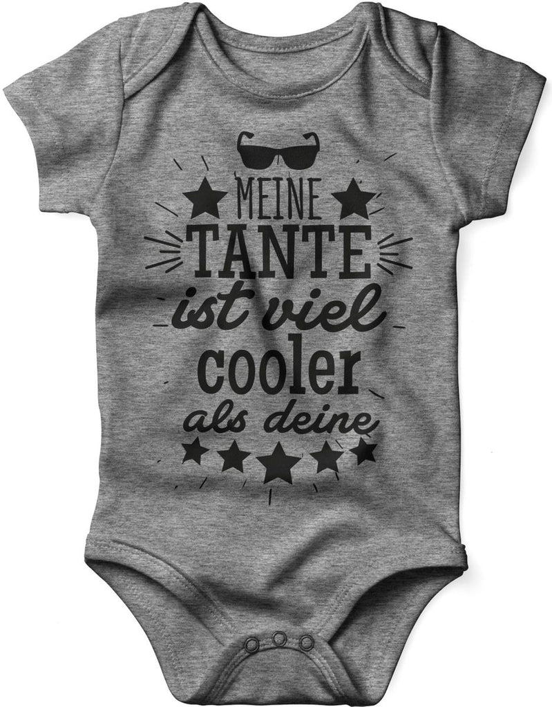 Babybody kurzarm Meine Tante ist viel cooler als deine v2 - von Mikalino