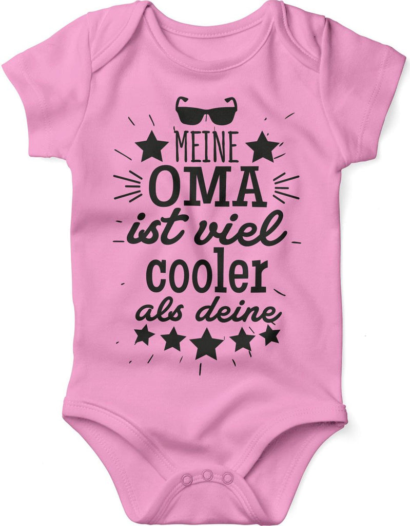 Babybody kurzarm Meine Oma ist viel cooler als deine v2 - von Mikalino